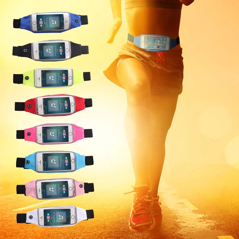 Универсальный 6 дюймов водонепроницаемый спортивный держатель для телефона нарукавная повязка для iPhone samsung huawei Xiaomi Тренажерный зал Бег Талия нарукавная сумка