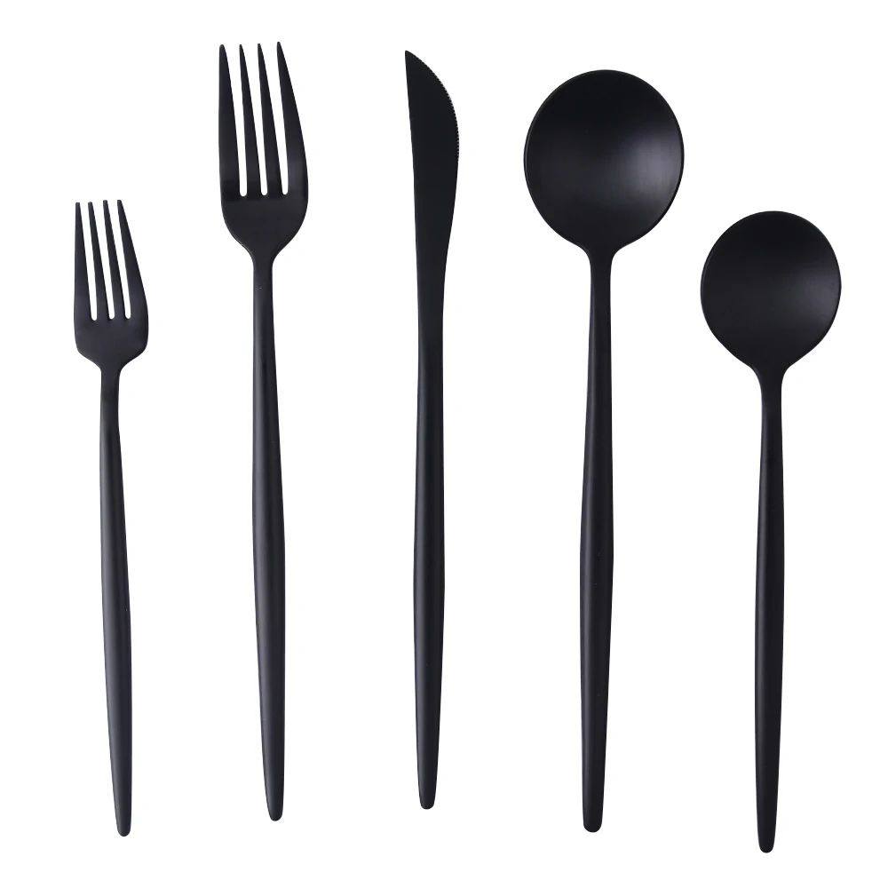 Online Get Cheap Black Silverware Set Aliexpresscom Alibaba Group - Pcslot Black Gold Cutlery Set Stainless Steel Flatware Set Dinnerfork online get cheap black silverware set aliexpresscom alibaba group - pcslot black gold cutlery set stainless steel flatware set dinnerfork