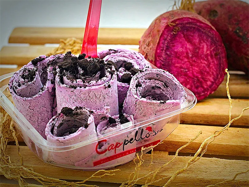 Счетчик Топ жареное мороженое ролл машина коммерческих льда йогурт рулонов морозильная камера площади кастрюлю с 6 Pots