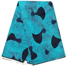 Новейшая африканская парафинированная ткань набивная ткань хлопок 6 ярдов/партия, нигерийская мягкая новая восковая ткань для женщин вечернее платье