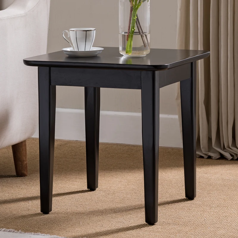 100% Wood tea table telephone table white black brown wood coffee table computer desk Oak living room furniture tafeltje mesa