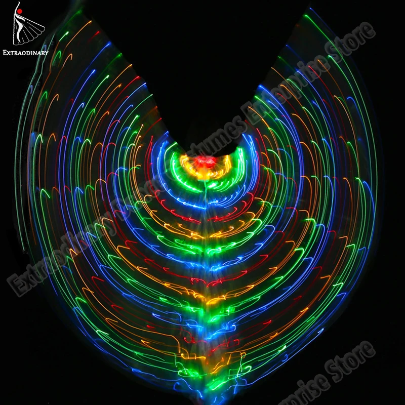 LED Wings 300 Lamp Beads 360°Opened Performance Stage Dance wear