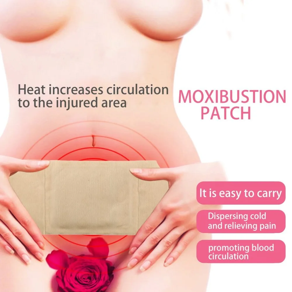 

Moxibustion Heating Pad Relief Pain Natural Herb Chinese Traditional Heat Therapy Patch for Neck Shoulders Back Pain Relief