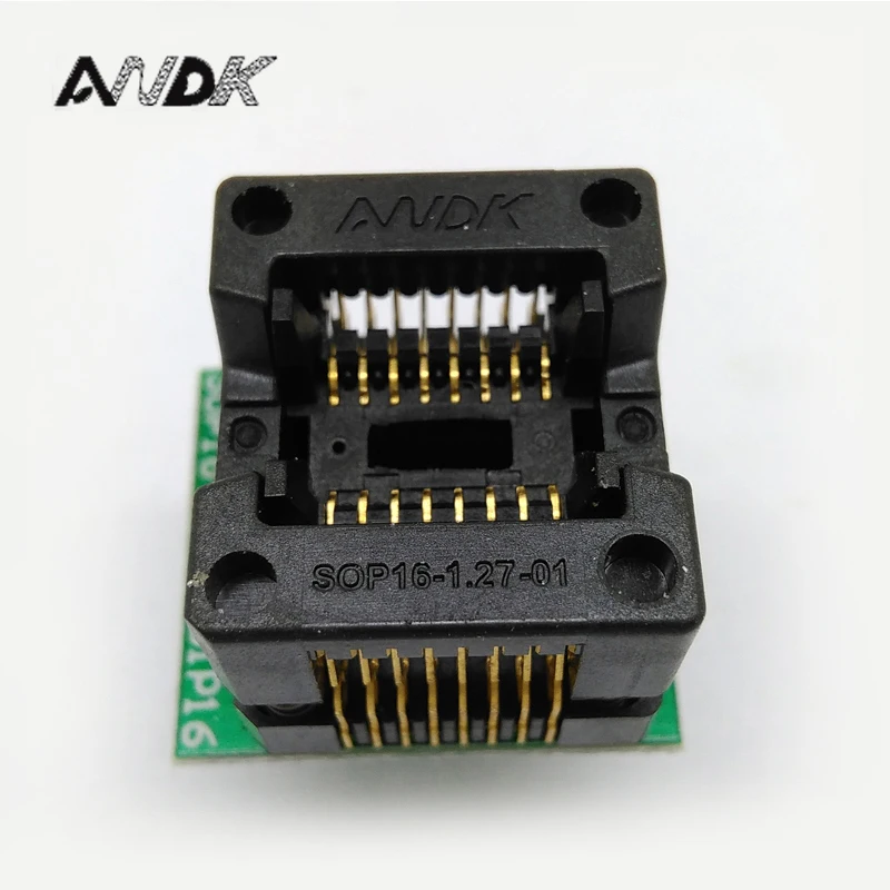 SOP16 SOIC16 SO16 для DIP16 программирующая розетка шаг 1 27 мм IC ширина корпуса 3 9 150mil