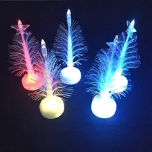 10 единиц/лот Модные Роскошные искусственный Мерцание светодиодный Кристалл Рождественская елка вечерние звезды пластиковые светодиодный игрушки, украшения