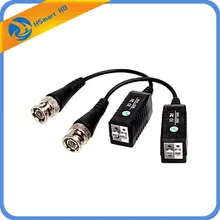 2PCSx BNC Video Passive Balun to UTP Connector CCTV camera Transceiver New For dvr recorder Kits