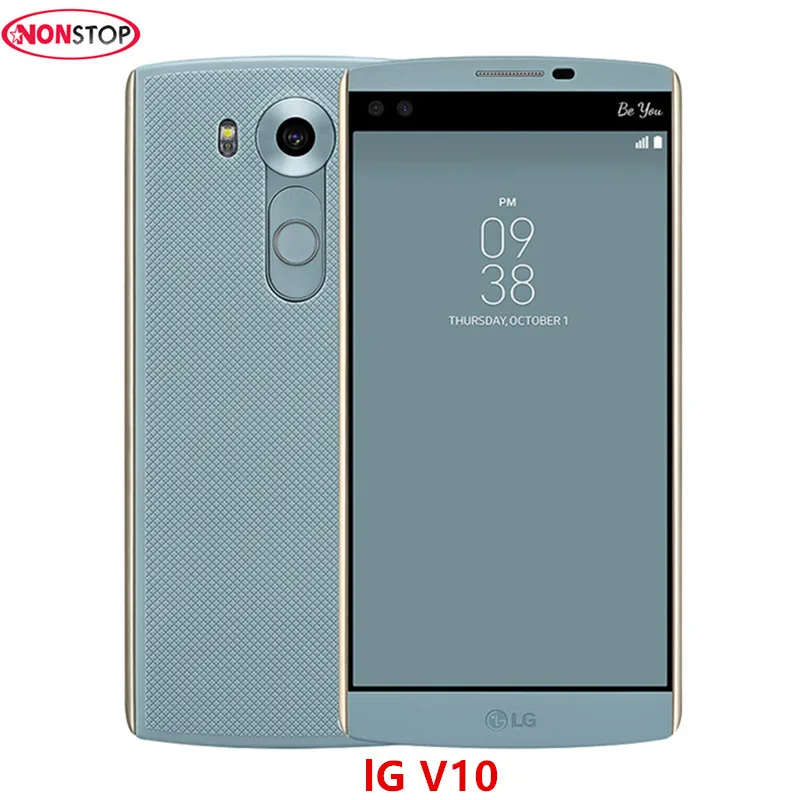 

LG V10 H900 H901 H961N LTE Android Original Mobile Phone Hexa Core 5.7'' 16.0MP 4GB RAM 64GB ROM Refurbished Unlocked Smartphone