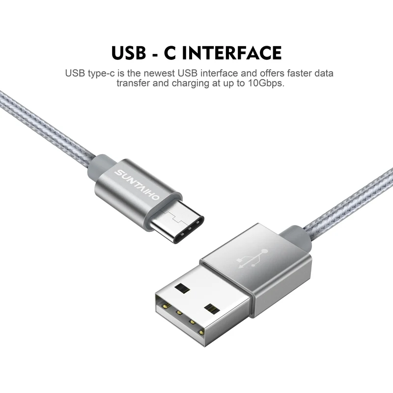 Suntaiho USB C 3.1 Cable for xiaomi,mi5,Oneplus,LG,Nexus 5X,MAC,ZUK Z1,HUAWEI USB Type C Cable 3.1 Cord USB-C USB Type-C Wire Suntaiho USB C 3.1 Cable for xiaomi,mi5,Oneplus,LG,Nexus 5X,MAC,ZUK Z1,HUAWEI USB Type C Cable 3.1 Cord USB-C USB Type-C Wire
