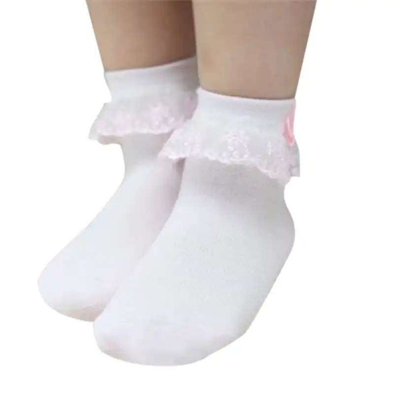 infant girl ruffle socks