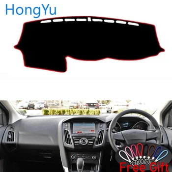 

Auto Car Dashboard Cover Dash Mat Board Pad Carpet Dashmat Interior Mats for Ford Foucs 2014 - 2018 Right Hand Drive Accessories