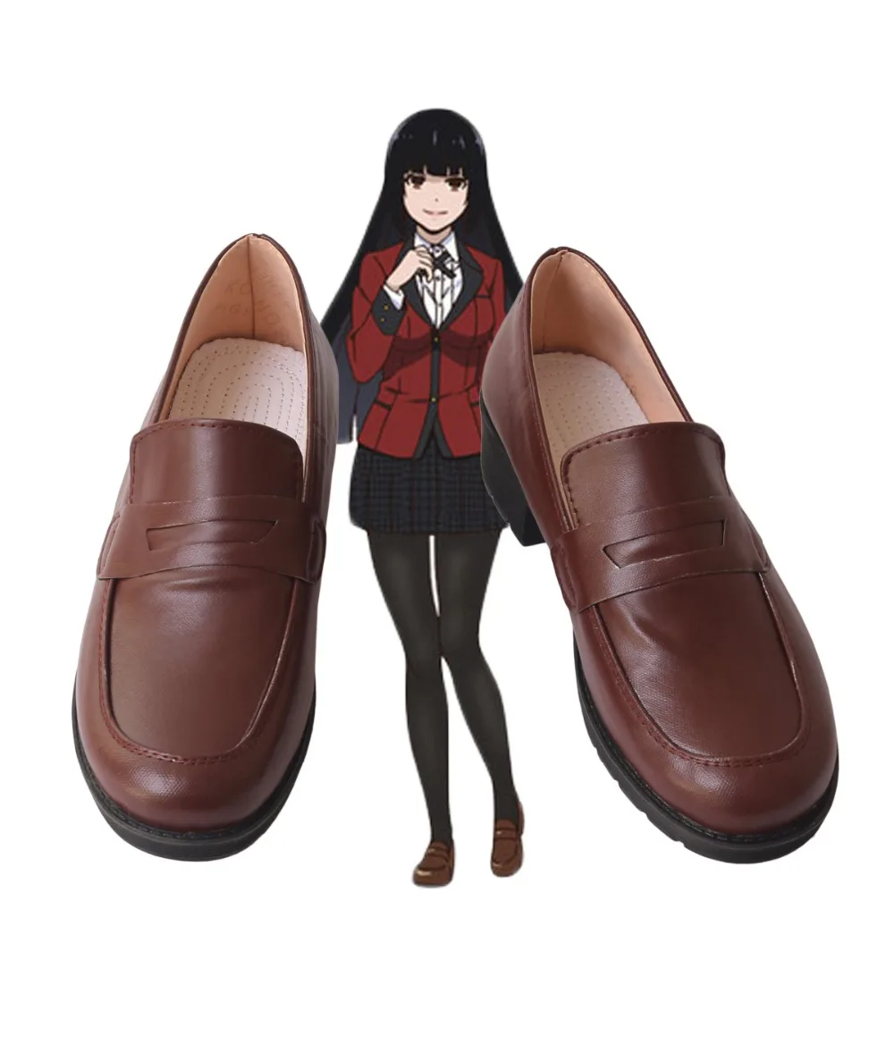 Аниме Kakegurui Jabami Yumeko Обувь для костюмированной вечеринки Ботинки на заказ|Туфли| |