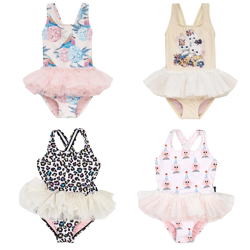 

2019 New Toddler Infant Baby Girls Watermelon Swimsuit One-piece Floral Swimwear Swimming Bikini Girls Bathing Suit Beachwear