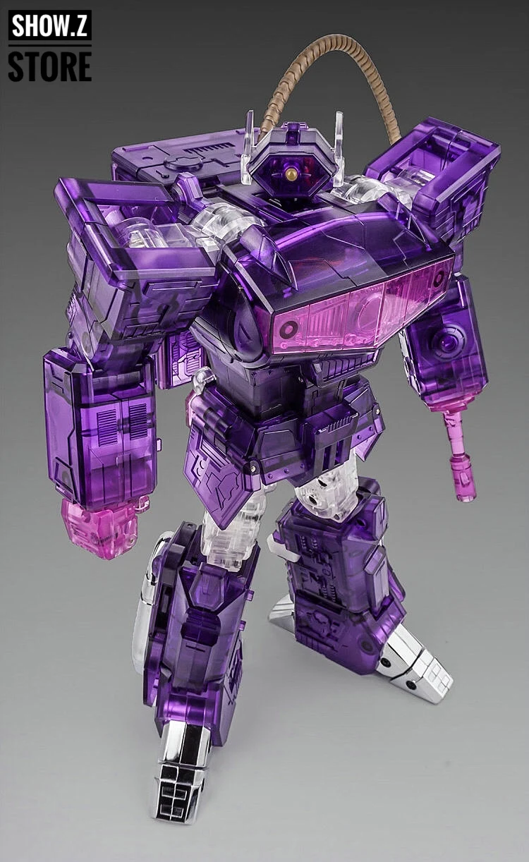 

[Show.Z Store] Cloud 9 W-01C Quakeblast Clear Version C9 Cloud9 Quakeblast Quake Blast Transformation Action Figure