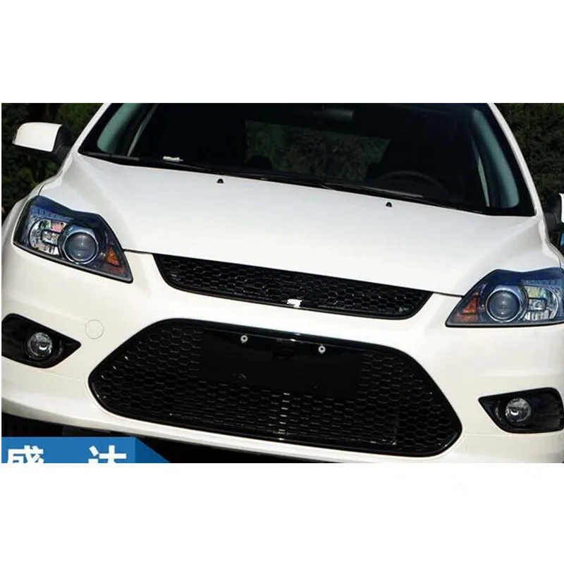 

ABS Honeycomb Lacquer that Bake Up and Down Front Racing Grill Fit For 2009-2012 Ford Focus 4dr Sedan