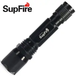 Новый SupFire C2 CREE Q5 светодиодный фонарик Фонари 260 люмен прожектор одиночный фонарь на 18650 Батарея