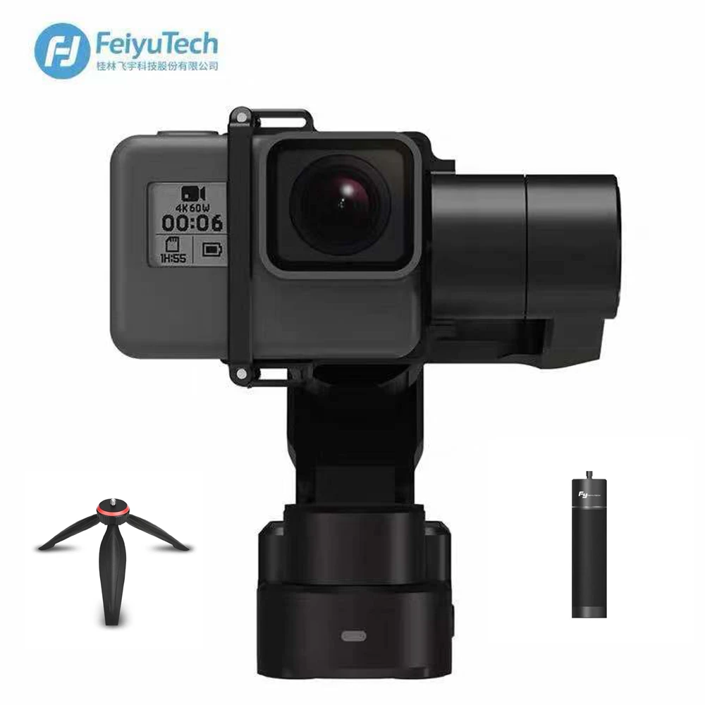 Водонепроницаемый 3 осевой стабилизатор FeiyuTech Feiyu WG2X для Gopro Hero7 6 5 session Xiaomi yi 4/5 Yi 4K