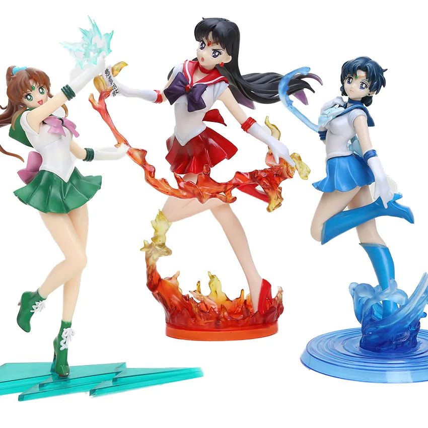 New Sailor Moon Sailor Mars Pretty Guardian Action Figure No Box 17cm