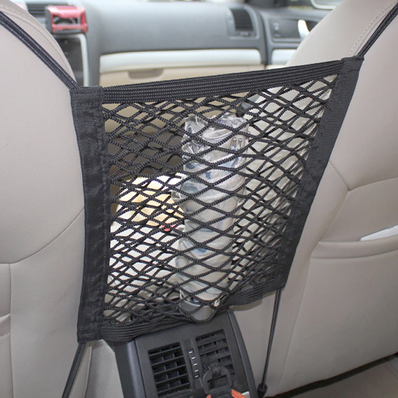 Universal Elastic Mesh Net trunk Bag Car organizer Seat Back Storage Mesh Net Universal Elastic Mesh Net trunk Bag Car organizer Seat Back Storage Mesh Net
