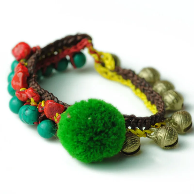 

Wuduo Chinese Homemade Handmade Ethnic Jewelry Ethnic Wear Women Anklet Bracelet Anklets For Women Bohemian