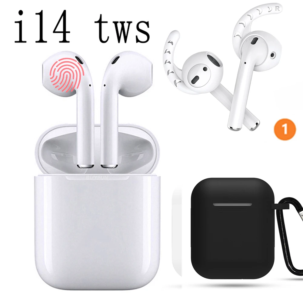 

I14 TWS Wireless Earphone Portable Bluetooth for iPhone X 8 7 Mobile Android 1:1 Ear Air i13 pk i10 tws i12 1:1 i16 i17 i18