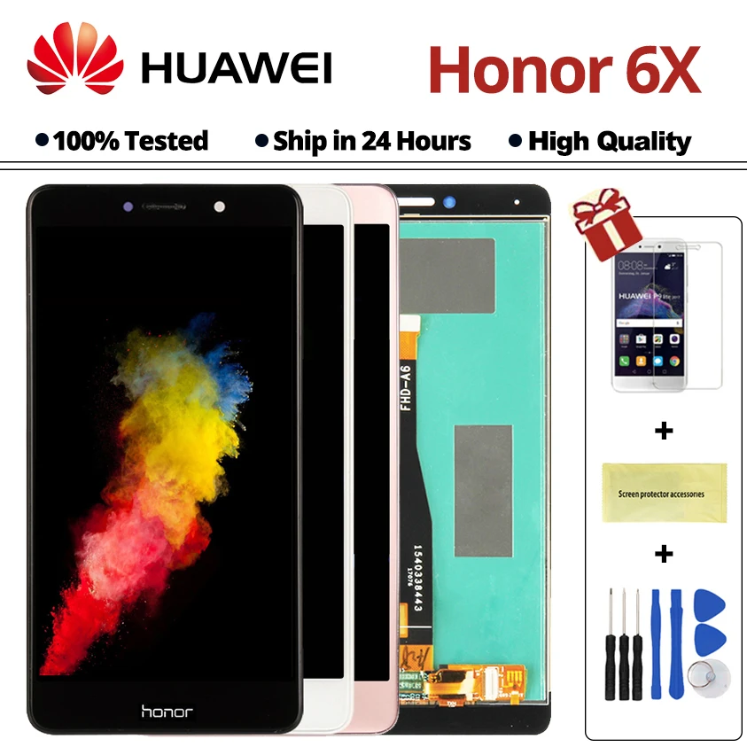 

5.5" inch Honor 6X 2017 LCD For HUAWEI Honor 6 X LCD GR5 2017 Display Touch Screen Digitizer For HUAWEI BLN-AL10 BLN-L24 BLN-21