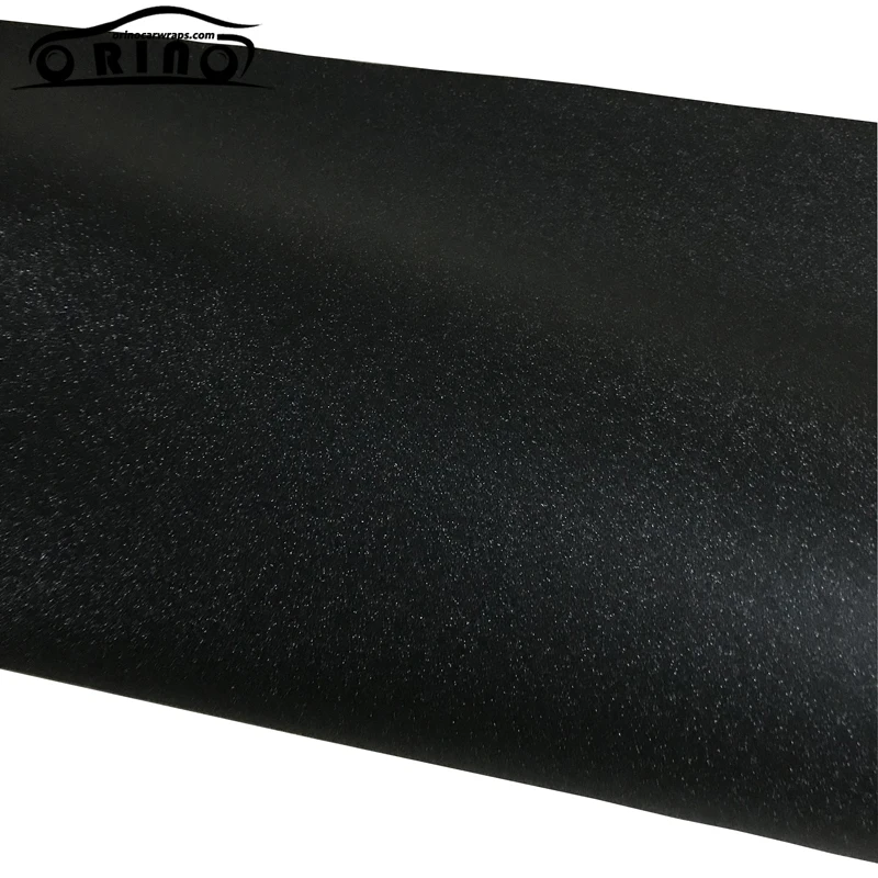 Black Sanding Glitter Vinyl Film-2