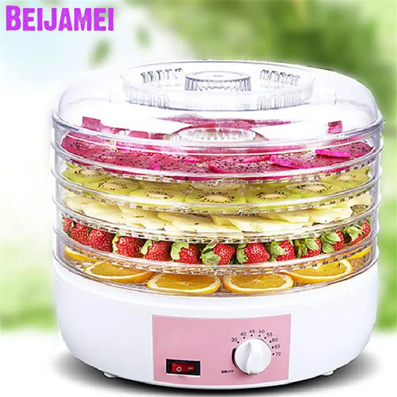 

BEIJAMEI 5 layers Hot Home use vegetable fruit food dehydrator drying machine electric small fruit dryer for sale