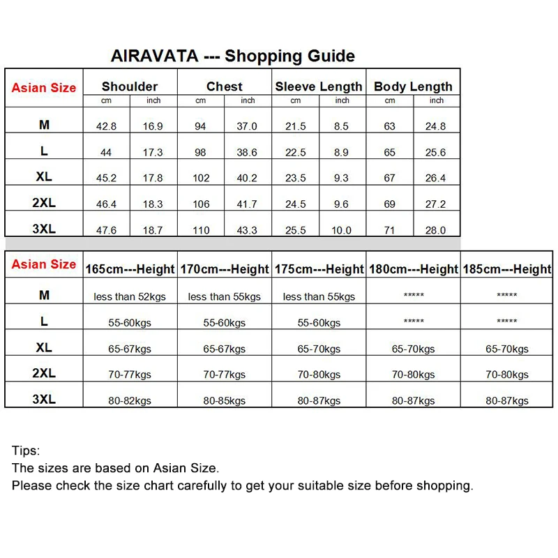 T Size Chart