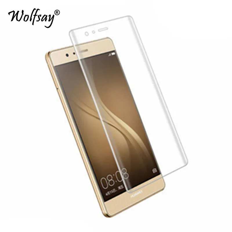 2 шт защита экрана Huawei P9 Lite TPU пленка Полное покрытие защитная 2016 Wolfsay не