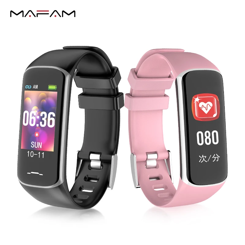 

MAFAM 2019 Smart Band B2 Blood Pressure Heart Rate Female Physiological Periods Monitoring Multiple Dials Smart Wristband Watch