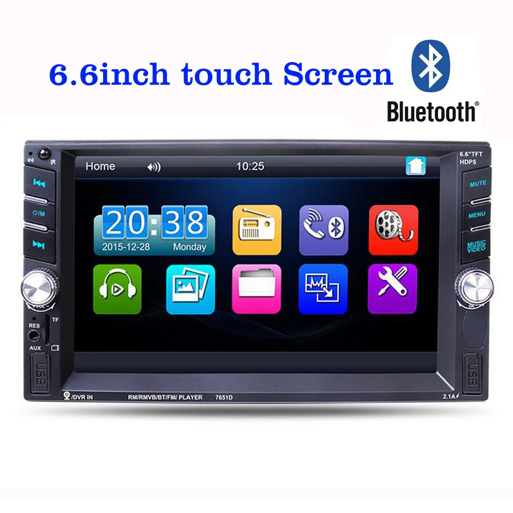 6 6 inch font b Car b font MP3 MP5 FM Player Auto Audio Stereo TFT