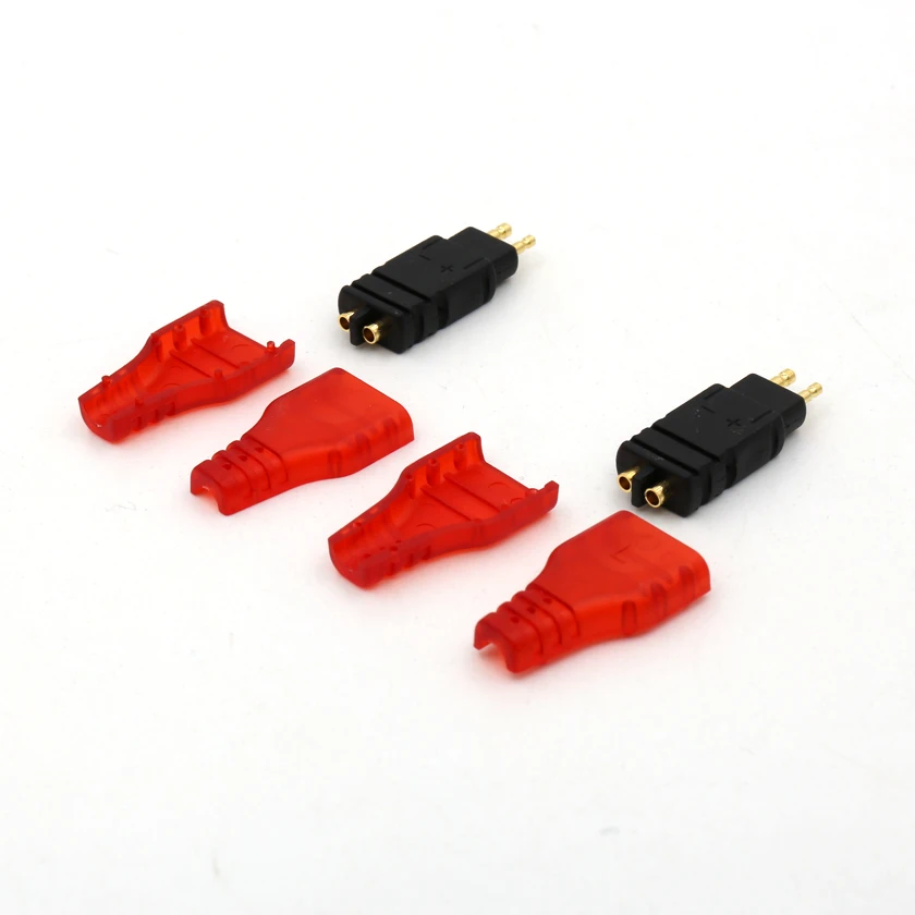 Pair red Headphone headset Plug DIY Upgrade adapter FR Sennheiser HD580 HD600 HD650