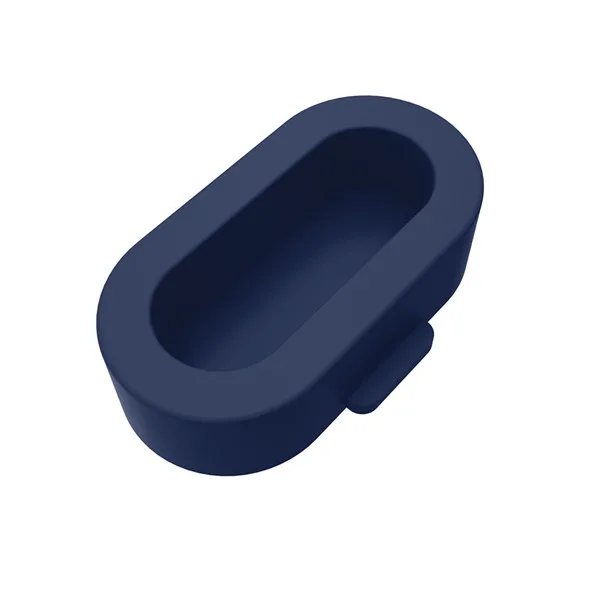 Пылезащитная заглушка, 10 цветов, хороший дизайн протектор умных часов для Garmin Fenix 5 Fenix 5S Fenix 5X, силиконовый чехол, 10 шт./лот - Цвет: Midnight blue