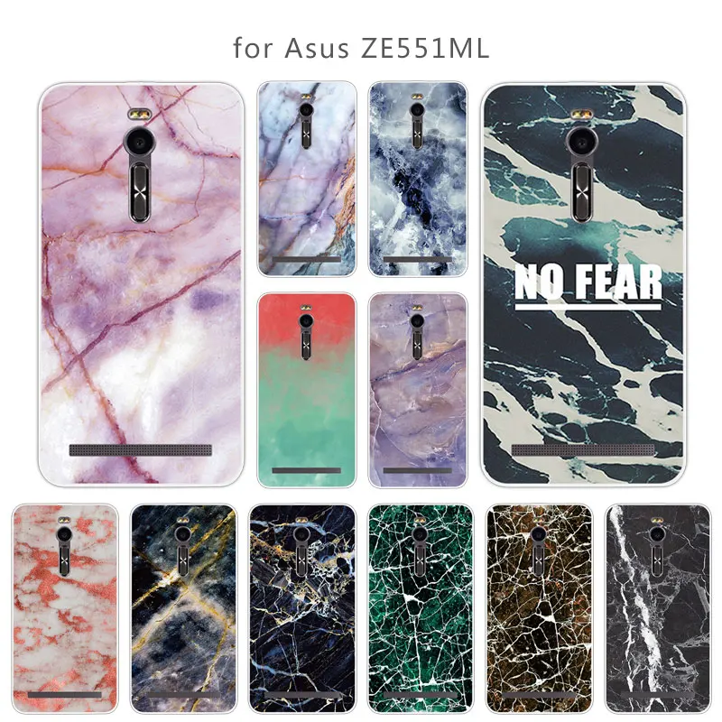 Задняя крышка для Asus Zenfone 2 ZE551ML 5 5-дюймовый тонкий мягкий силиконовый чехол с
