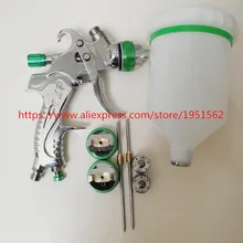 601 пистолет-распылитель HVLP 1,4 мм 1,7 мм 2,0 мм стальной распылитель для краски Профессиональный Аэрограф-распылитель для краски автомобиля