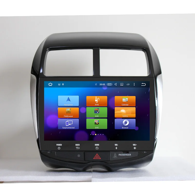 Cheap Lenvio 4G RAM 32G ROM Octa Core Android 8.0 Car DVD Player For Mitsubishi ASX 2010 2011 2012-2015 Peugeot 4008 Radio GPS DAB IPS 1