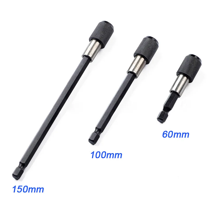 

Impact Drive Shank Quick Change Holder Hex Bit Drill Chuck Magnetic Adapter 60mm/100mm/150mm --M25