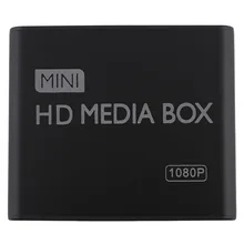 Mini Media Player 1080P Mini HDD Media Box TV box Video Multimedia Player Full HD With SD MMC Card Reader 100Mpbs AU EU US Plug