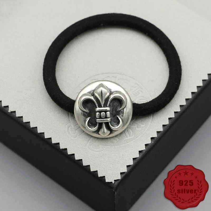 

925 sterling silver hair accessories headband personality fashion retro punk style anchor head rope gift 2018 new hot sale