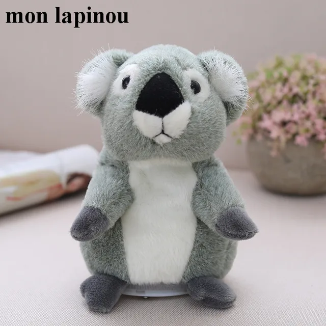 18cm Talking Koala Plush Toy Speak And Repeat Stuffed Electric Animal Soft Doll Electronic Koala Plush Baby Kids Toy 2