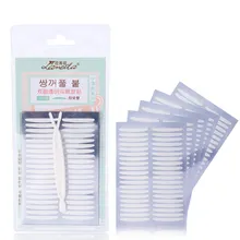 LAMEILA 100Pair SET Double Eyelid Tape Stripe Big Eyes Invisible Double Fold Eyelid Shadow Sticker Double
