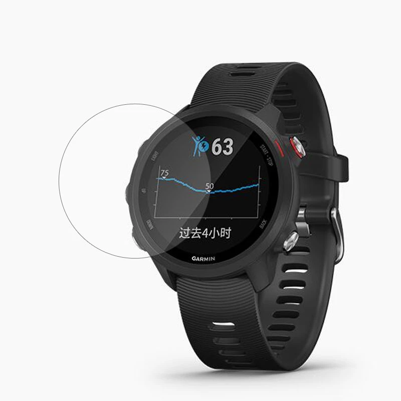 WRJ for Garmin Forerunner 245/245 Music Screen Protector,HD Clear Film Scratch Resistant Anti-Fall 9H Hardness Tempered Glass for Garmin Forerunner 245/245 Music Anti-Fingerprints 4-Pack WRJ for Garmin Forerunner 245/245 Music Screen Protector,HD Clear Film Scratch Resistant Anti-Fall 9H Hardness Tempered Glass for Garmin Forerunner 245/245 Music Anti-Fingerprints 4-Pack