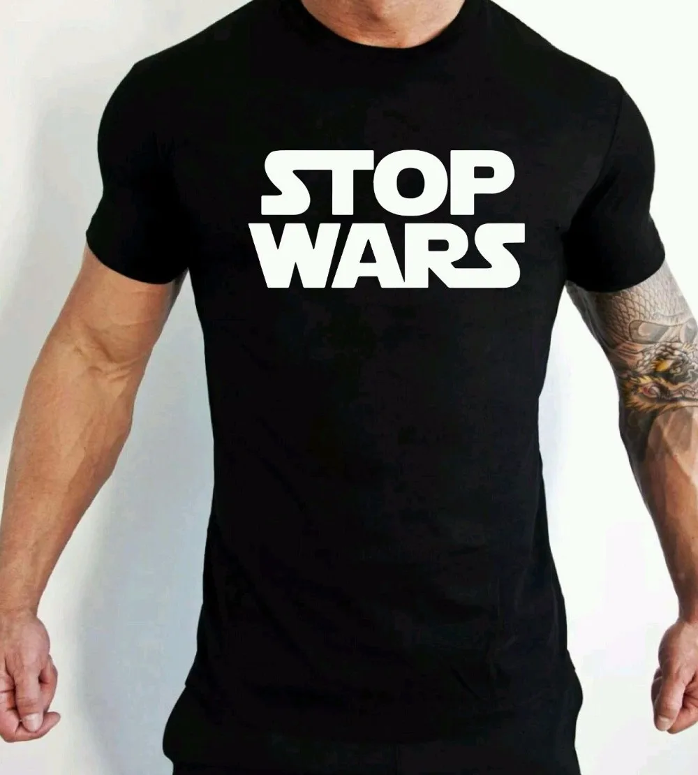 stop wars t shirt