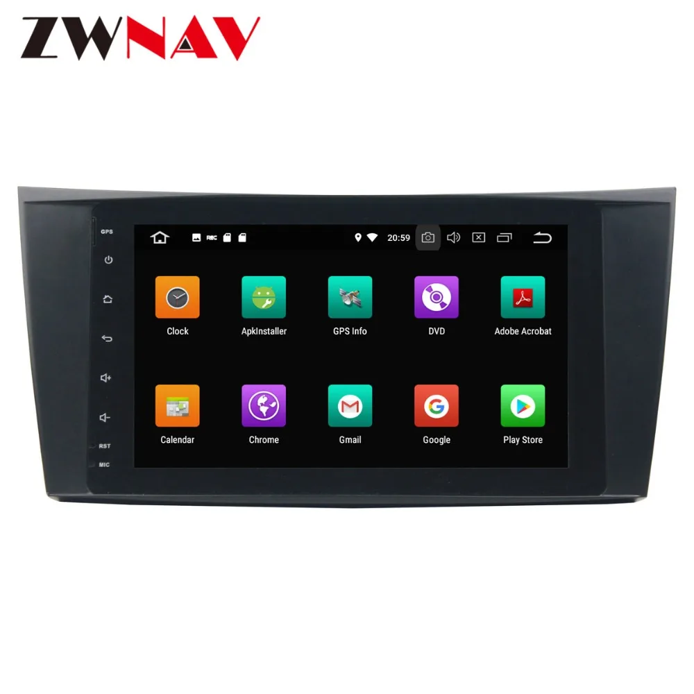 Discount Android 9 Car DVD Player GPS navigation For Benz E-Class CLS W219 W211 W463 G-Class headunit multimedia player tape 4