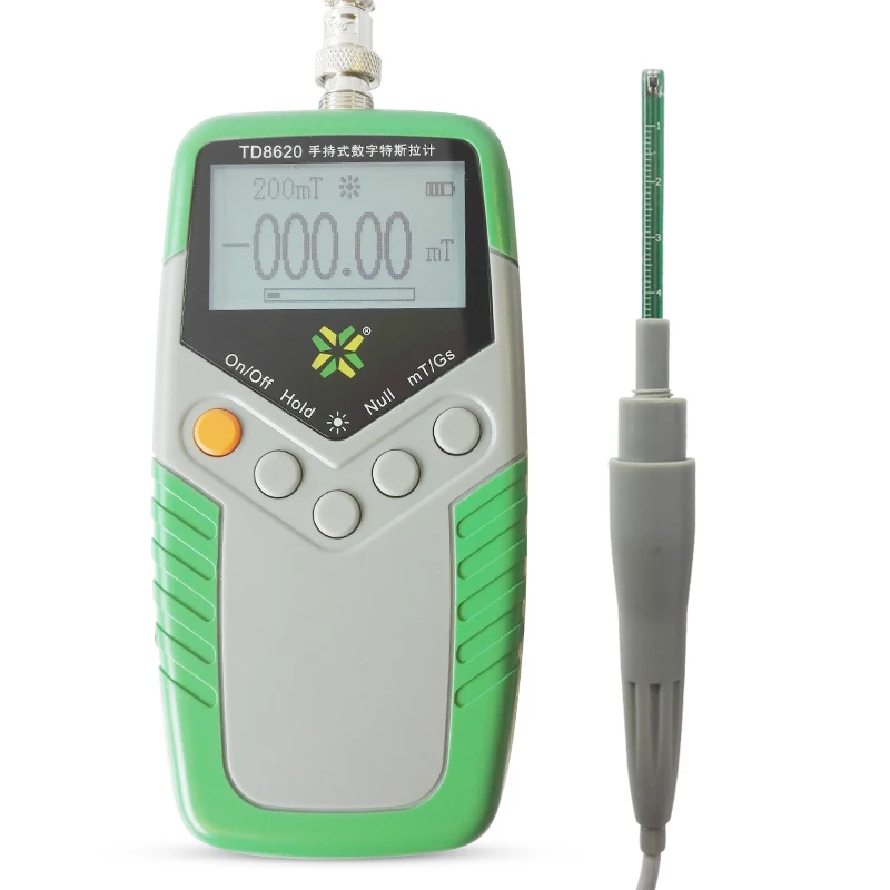 

TD8620 Tesla meter instead of HT20 magnetometer to measure magnetic field intensity instrument