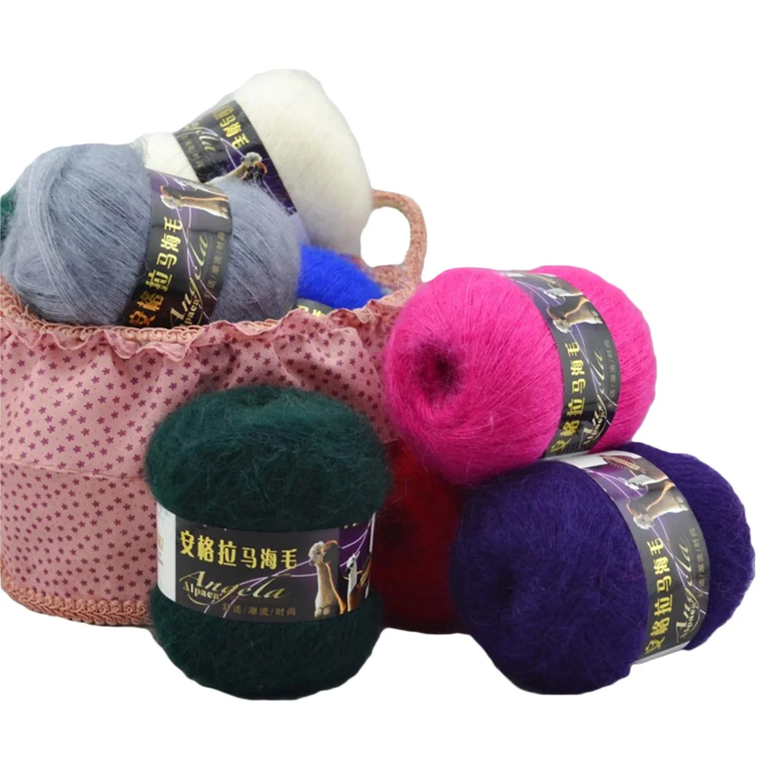 

40g/ball Soft Mohair Yarn for Hand Knitting Wool Crochet Yarn to Knit Mink Wool Yarns Mohair Wool for Knitting