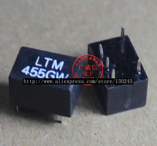 

10pcs/lot New original LTM455GW ceramic filter with a walkie-talkie ( 2 + 3 ) DIP 455GW M55GW