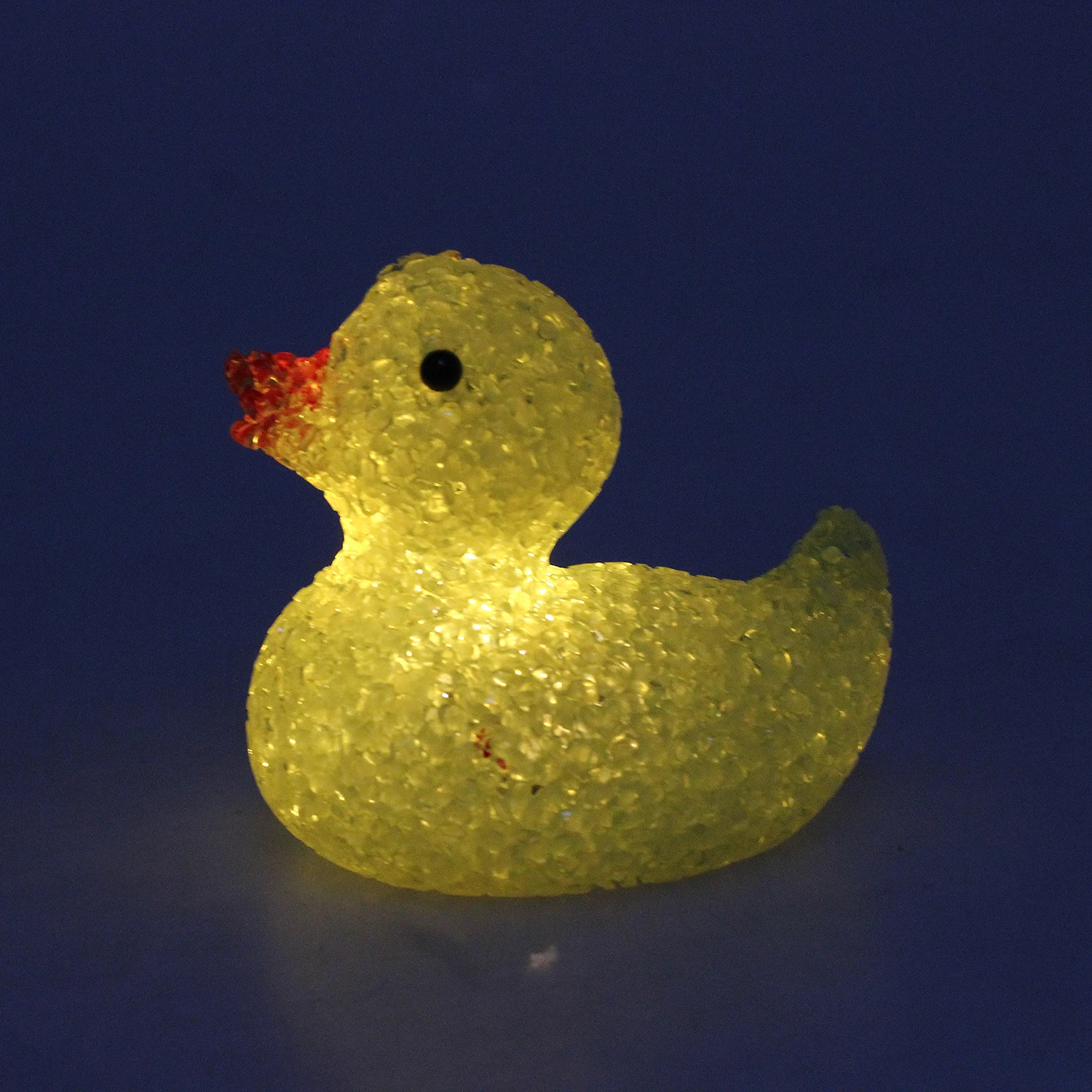 

LED Yellow Crystal Duck Flashing Bath Lamp Light Toy for Baby Kids
