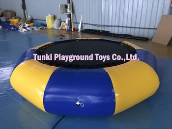 

strong PVC tarpaulin aqua jumper trampoline