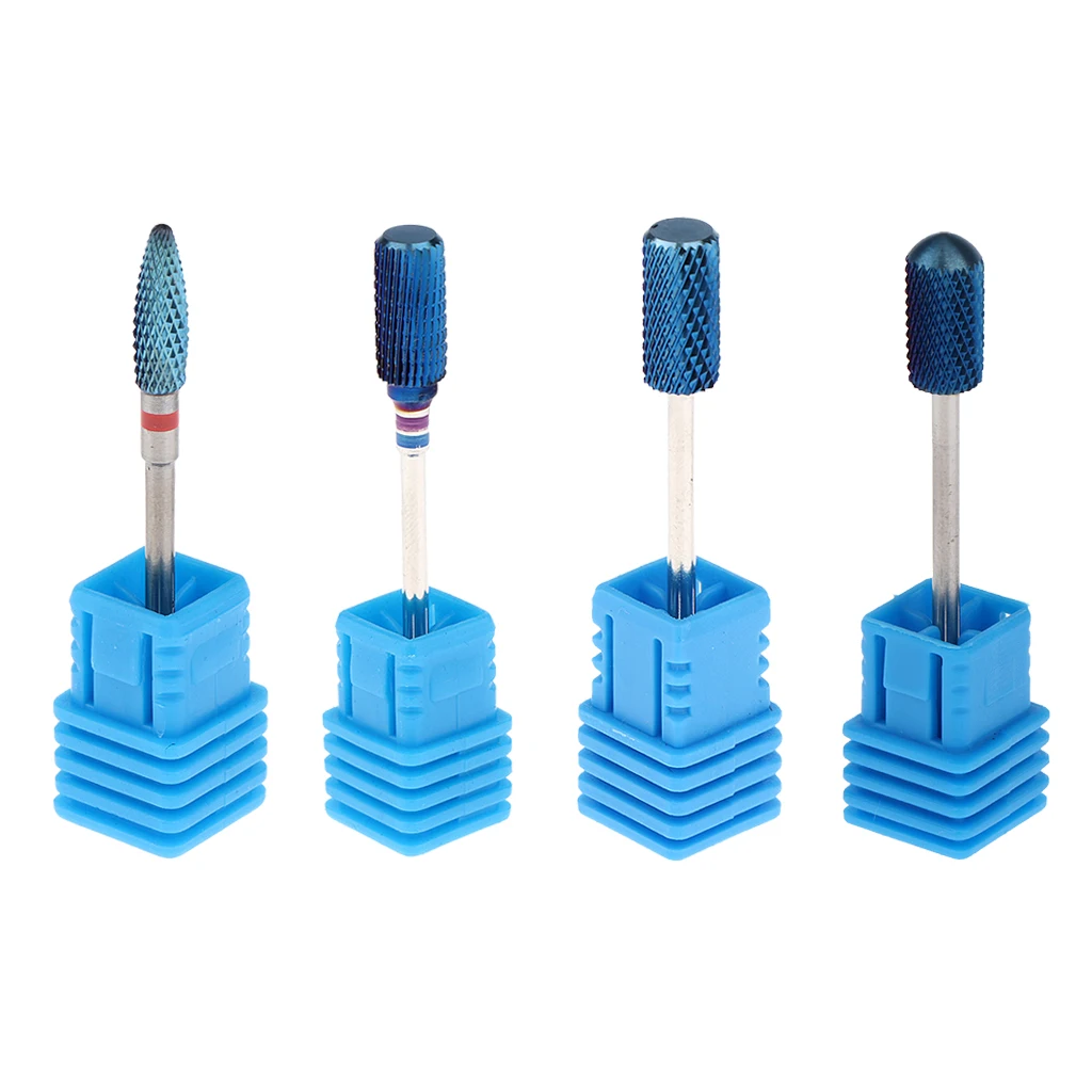 High Quality Tungsten Steel Drill Bit Set for Nails, Pack of 4